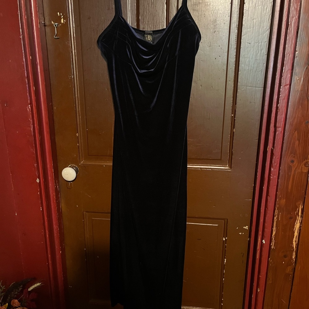 Teddi Evenings Gorgeous Velvet Maxi Dress